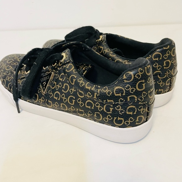 GUESS Black and GOLD Sneakers - Picture 8 of 15